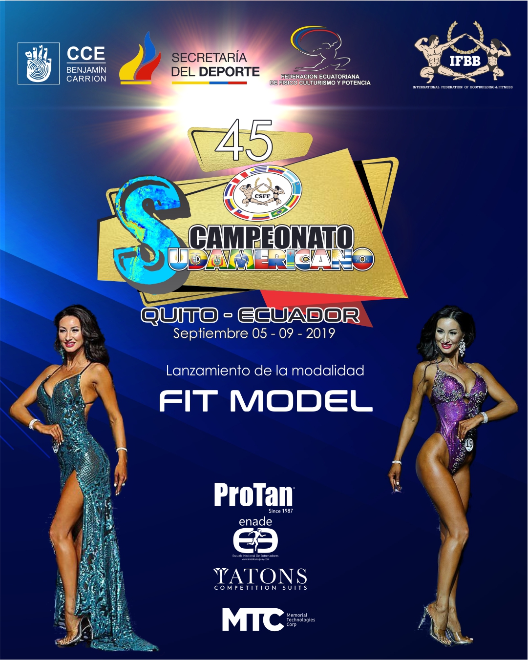 Fit Model nueva modalidad en el 45 Campeonato Sudamericano