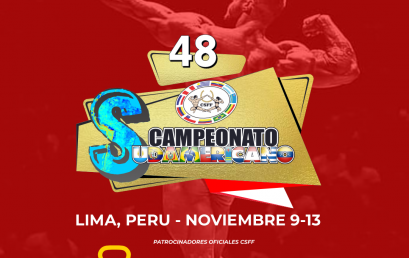 Invitación 48 Campeonato Sudamericano IFBB Perú 2023