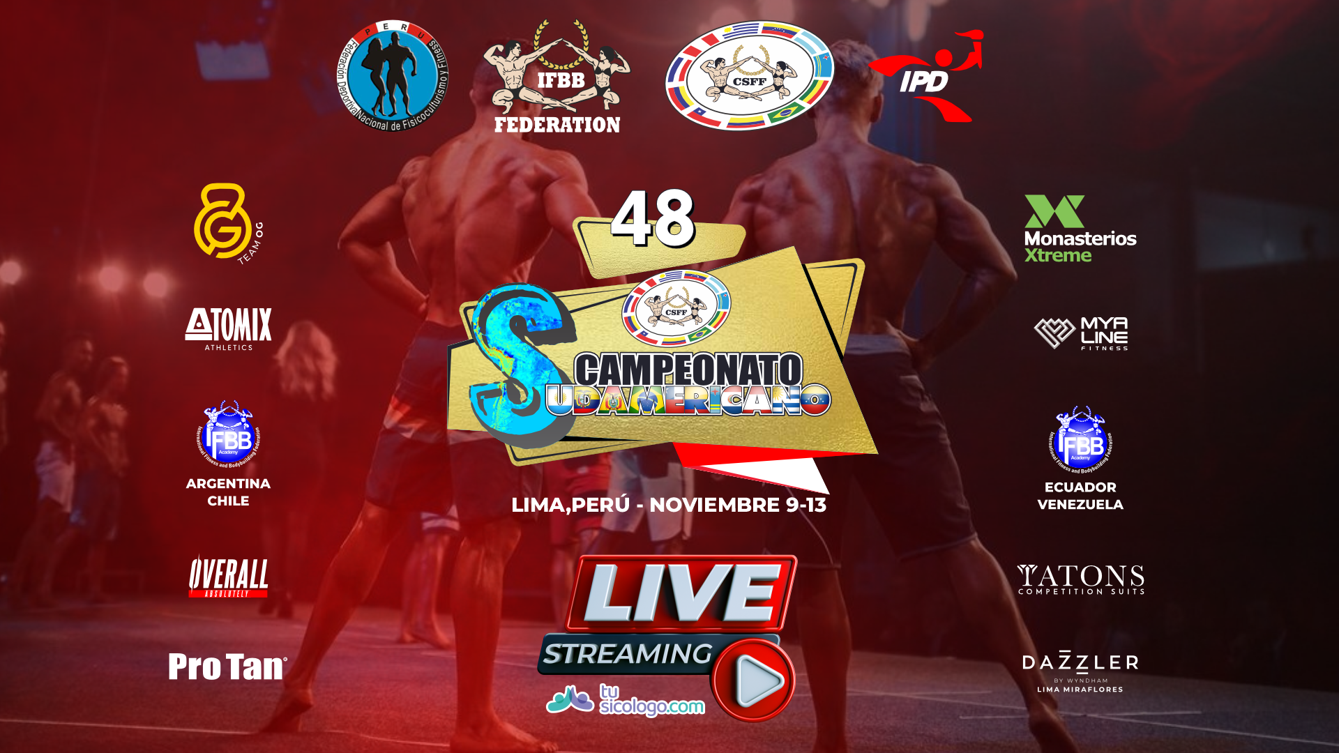Programa de competencia 48 Campeonato Sudamericano
